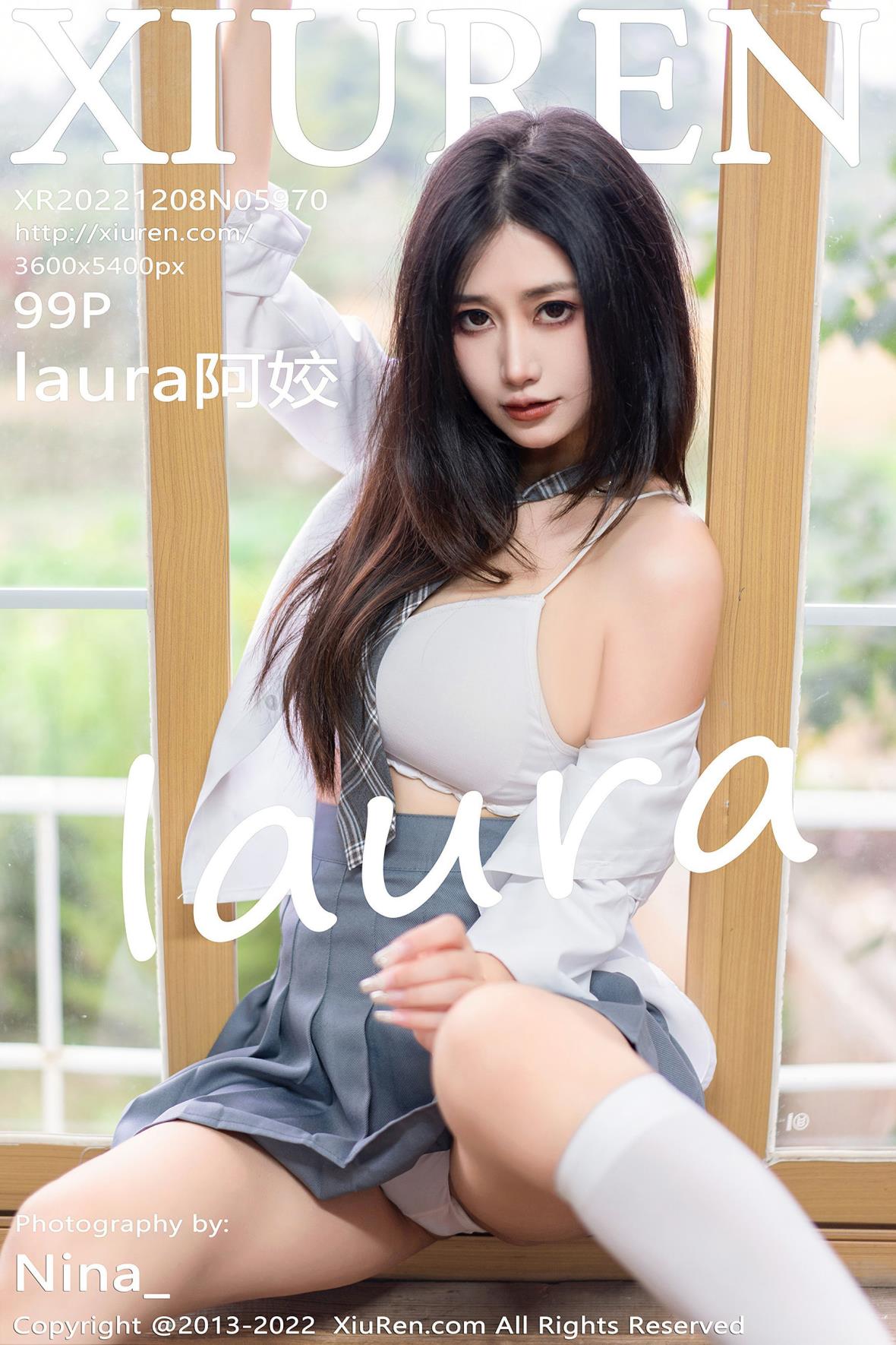 秀人XiuRen No.5970 laura阿姣 幽怨的JK白袜学妹写真